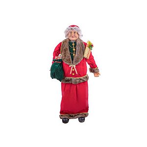Boneco de Natal Papai Noel 120CM - Decoração Festiva para Ambientes