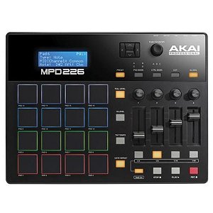 Controlador MIDI Akai MPD226 com 16 Pads Sensíveis ao Toque