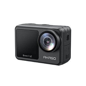 Câmera de Ação Akaso Brave 7 LE - 4K, 20MP, Wi-Fi, Cor Preta, Alta Performance