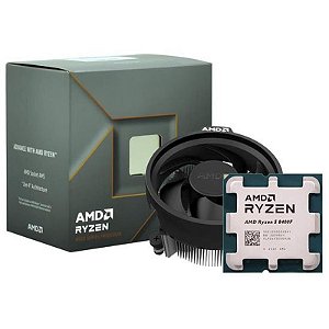 Processador AMD Ryzen 5 8400F AM5 - 4.7GHz, 22MB Cache, Desempenho Avançado