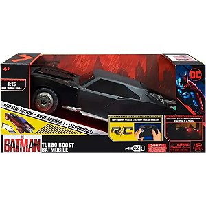 Batmobile Turbo Boost Do Batman R/C - Spin Master - 6061300