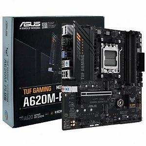 Placa Mãe Asus Tuf Gaming A620M-Plus AM5 Wifi DDR5 com Saída HDMI