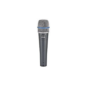 Microfone Shure Beta-57 Dinâmico Supercardioide De Alta Qualidade