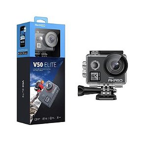 Câmera de Ação Akaso V50 Elite - Filmagem 4K, Preto