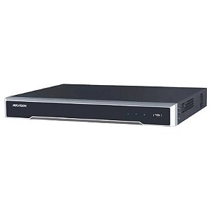 Gravador de Vídeo em Rede Hikvision CCTV Integrado DS-7616NI-Q2/16P com 16 Canais 4k (Conexão de Rede)