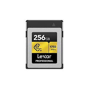 Memória Lexar CFexpress Tipo B 256GB Gold 1750-1500MB