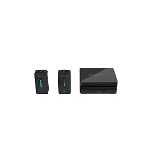 Microfone Sem Fio Boya BY-XM6-K1 para Gravação Profissional e Streaming