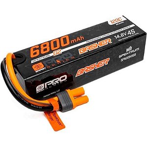 Bateria LiPo Spektrum 14.8V 6800mAh 120C G2 Pro Basher IC5 SPMXB4S68
