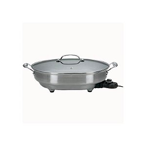 Frigideira Elétrica Profissional Cuisinart CSK-150, 5.5L, 1.500W, Inox 110V