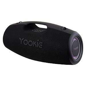 Caixa de Som Yookie SK78 - Bluetooth, USB, SD, Aux - 160W - Impermeável - Preta