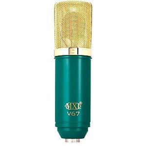 Microfone Profissional Mxl V67G Verde - Kit de Acessórios Completo