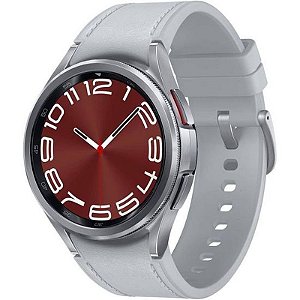 Relógio Inteligente Samsung Galaxy Watch 6 Classic SM-R950NZ - 43MM - Bluetooth, Wi-Fi e GPS - Prata