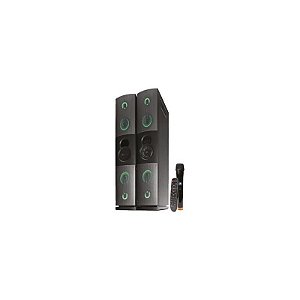 Caixa de Som Klip KFS-600 2800W com Conectividade USB, Bluetooth e Rádio FM