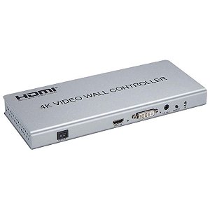 Controlador de Vídeo para Videowall HD 4K 2x2 - HDMI 30Hz