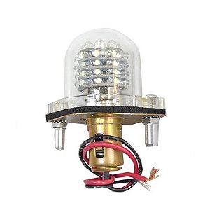 Luz de Sinalização Vermelha LED Modelo Psa Enterprises 12V 927Acb R 45