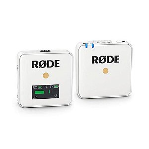 Microfone De Lapela Sem Fio Rode Wireless Go Branco