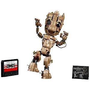 Lego The Infinity Saga 76217 - Conjunto I Am Groot com 476 Peças