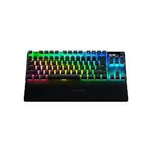 Teclado Gamer Sem Fio Steelseries Apex Pro TKL RGB - Preto (Inglês)