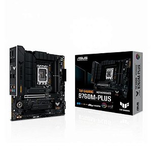 Placa Mãe Asus B760M-Plus TUF Gaming II 1700 DDR5 com Saída HDMI