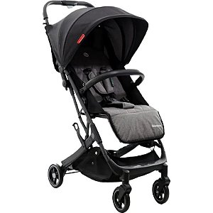 Carrinho de Bebê Confort Premium 4 em 1 - Cinza/Preto