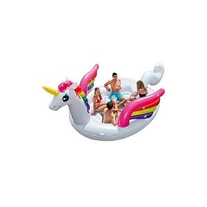 Bóia inflável Intex 57266 Unicórnio - Design Exclusivo de 5x3m
