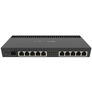 Roteador MikroTik Series RB 4011IGS+RM - 10 Portas GigabitEthernet