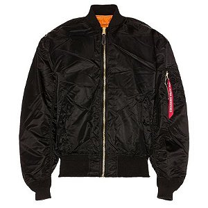 Ma 1 Alpha Industries Preta Pequeno Mjl21000C1