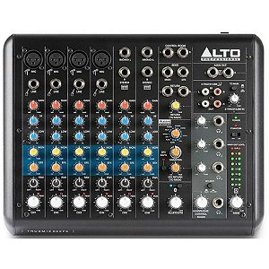 Mesa de Som Truemix 800 FX com USB e Bluetooth - 8 Canais Alto Professional