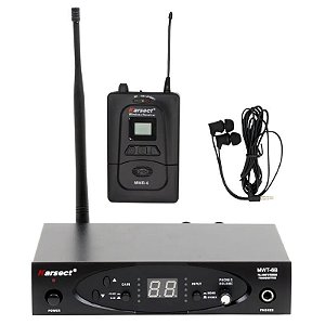 Monitor Sem Fio Karsect PLL/UHF MWR-6/MWT-6B para Vigilância Profissional