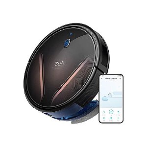 Robô Aspirador de Pó Inteligente Anker Eufy G20 Hybrid - Preto