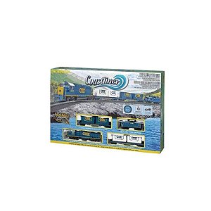 Conjunto Ferroviário Modelismo Bachmann Coastliner HO