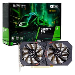 Placa de Vídeo Goline Nvidia GeForce GTX 1660 Ti 6GB GDDR6 com Garantia de 1 Ano