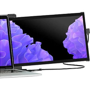 Monitor Portátil Mobile Pixels DUEX Plus DS 13.3 - Preto para Laptop