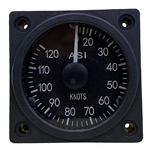 Indicador de Velocidade Cfi Airspeed 120 Nós - ASI2S-120N 2-1/4