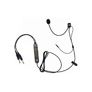 Adaptador Bluetooth Dual Plug Ufq para Headset com Microfone AV-MIKE2