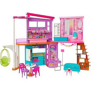 Casa de Férias Barbie Todo Mobiliado -