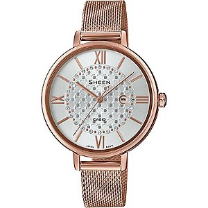 Relógio Casio Analógico e Digital Feminino SHE-4059PGM-7AUDF