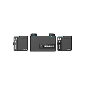 Microfone Wireless de Alto Desempenho Hollyland Lark 150 Duo - Cor Preto