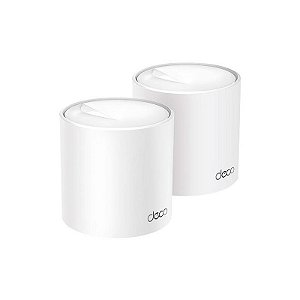 Sistema Wi-Fi Mesh TP-Link Deco X60 AX5400 - Conjunto com 2 Unidades para Cobertura Total
