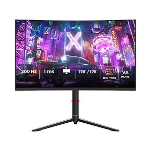 Monitor Curvo Havit GSC101 27 FHD 200Hz 1ms - Desempenho e Imersão Superior
