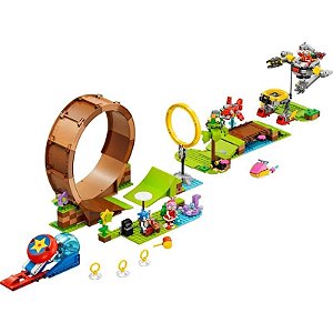 Kit de Montagem Sonic: Desafio do Loop na Zona Verde - Lego 76994 (802 Peças)