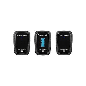 Microfone Sem Fio Profissional Saramonic Blink500 Prox B2R (2Tx+1Rx)