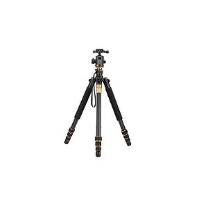 Suporte Tripé QZSD Q630C - Cor Preta, Ajustável e Resistente