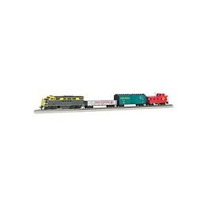 Conjunto De Trem Elétrico Bachmann Blue Lightning Ho 01501