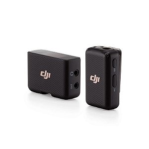 Microfone Sem Fio DJI Mic 2 USB-C - 1 TX + 1 RX para Smartphones - Preto