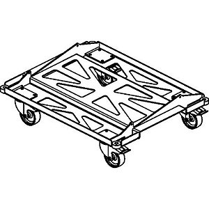 Suporte para Equipamentos de Áudio com Rodas PL-Event 210S