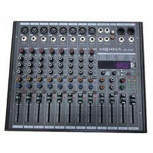 Mesa de Som Profissional com 8 Canais de Entrada Auxiliar