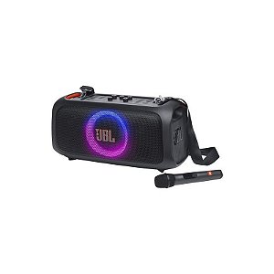 Caixa de Som JBL Partybox On The Go - Bluetooth com Microfone - 5.25 - Cor Preta