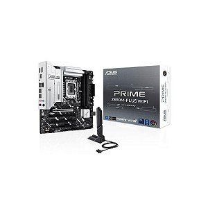 Placa Mãe Asus Prime Z890M-Plus Wi-Fi DDR5 Socket LGA 1851 Micro ATX Chipset Intel Z890