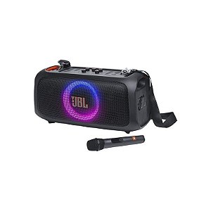 Caixa de Som JBL Partybox On The Go 100W Bluetooth e USB - Preta, Bivolt